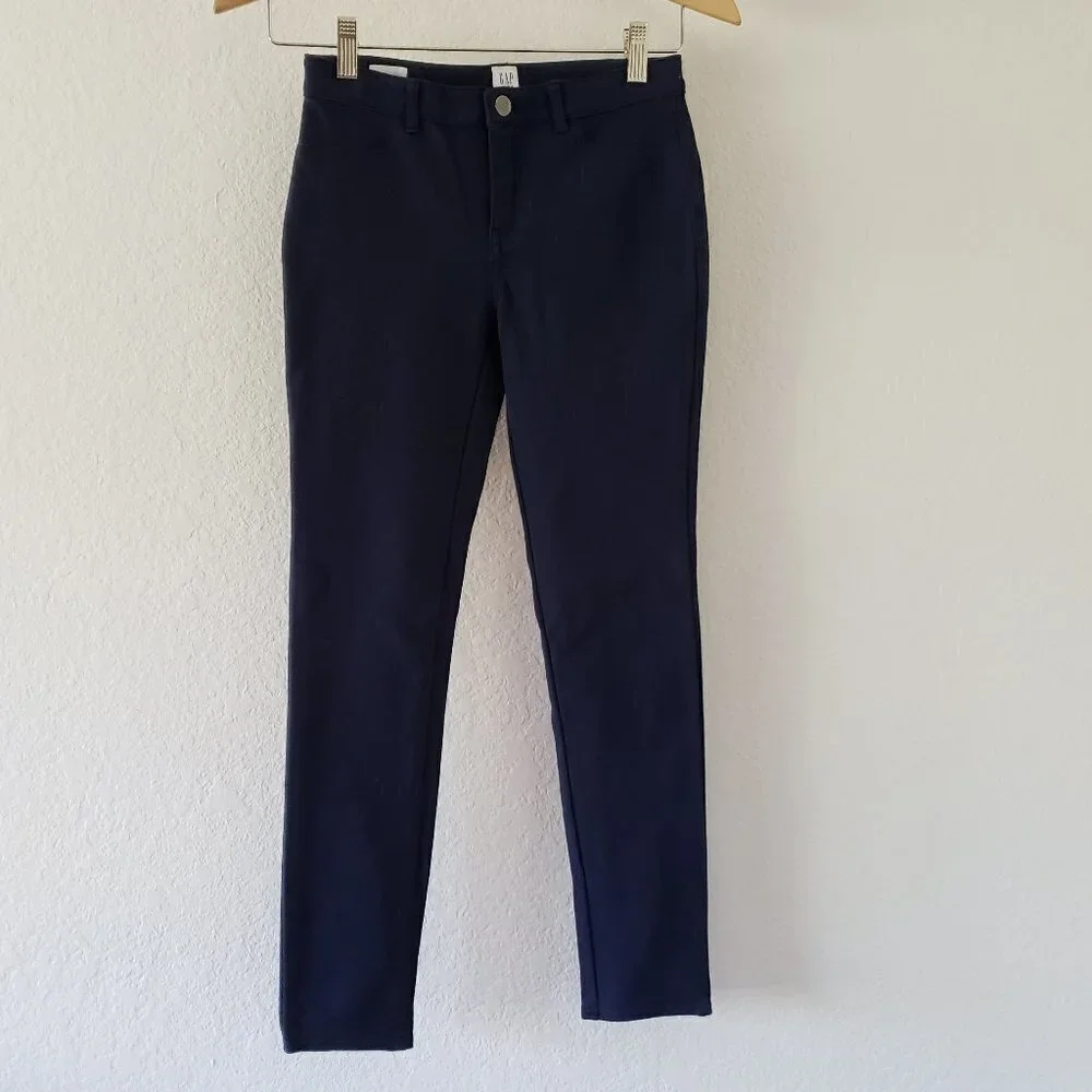 Gap Blue Skinny Stretch Knit Pants - Size 12R